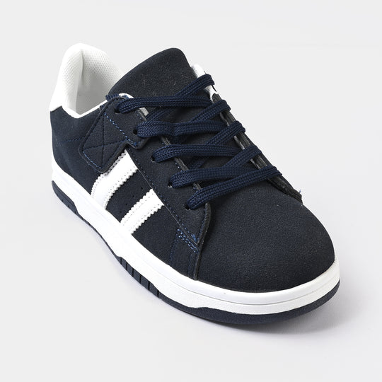 Boys Sneakers 417-1-Navy/White
