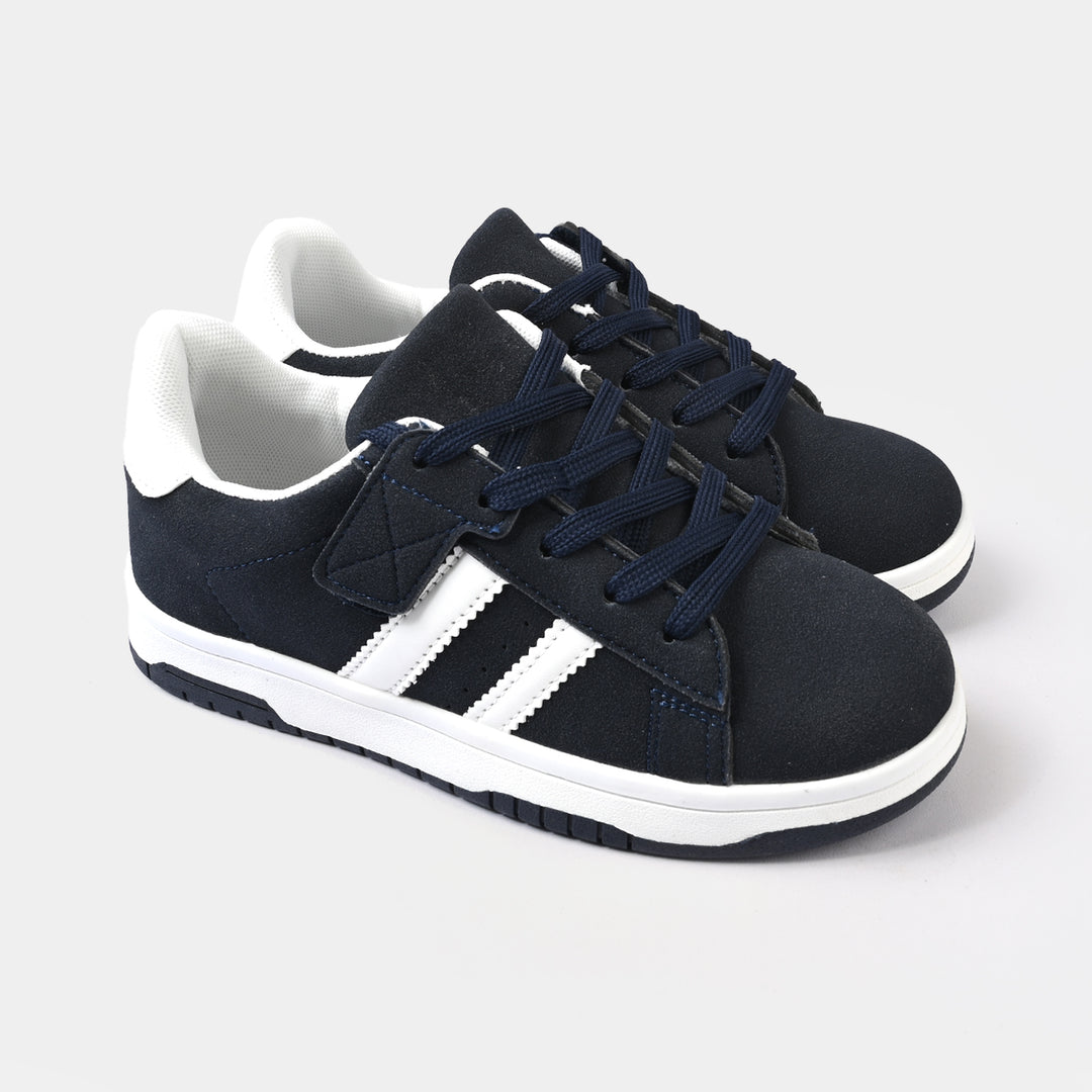 Boys Sneakers 417-1-Navy/White