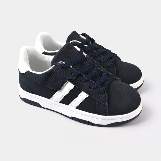 Boys Sneakers 417-1-Navy/White