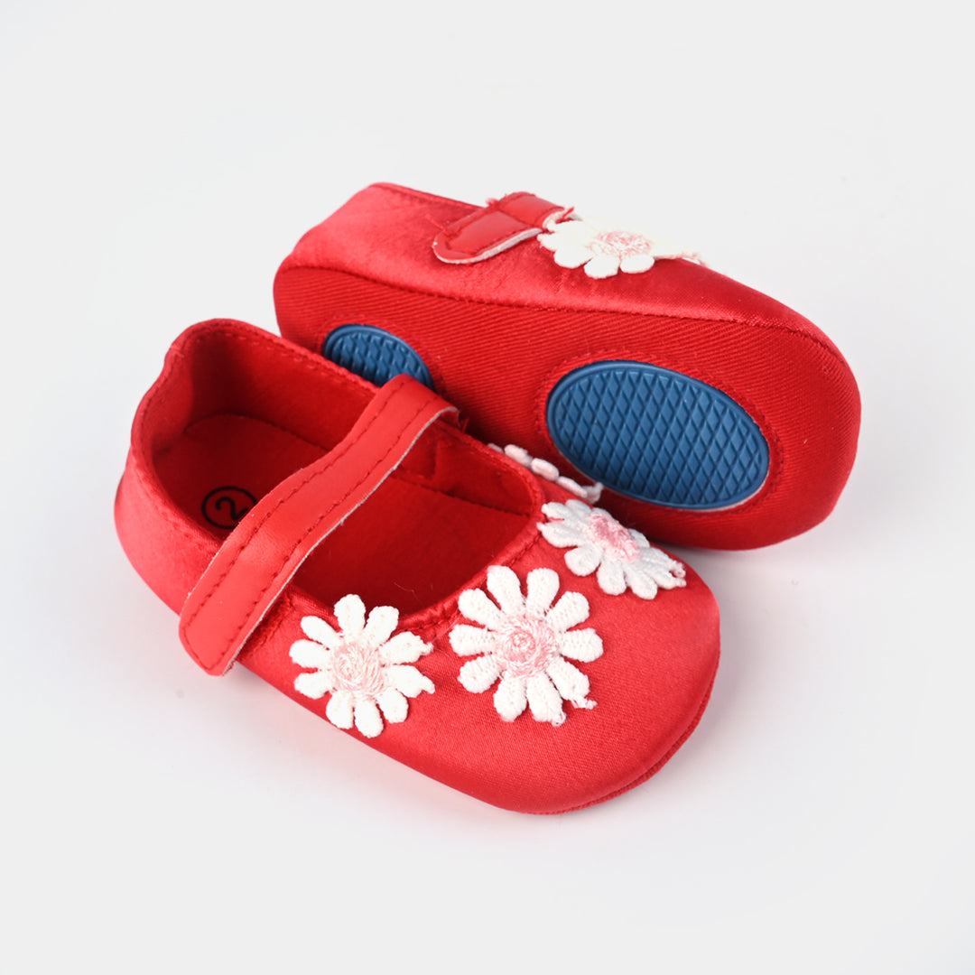 Baby Girls Shoes C-466-Red