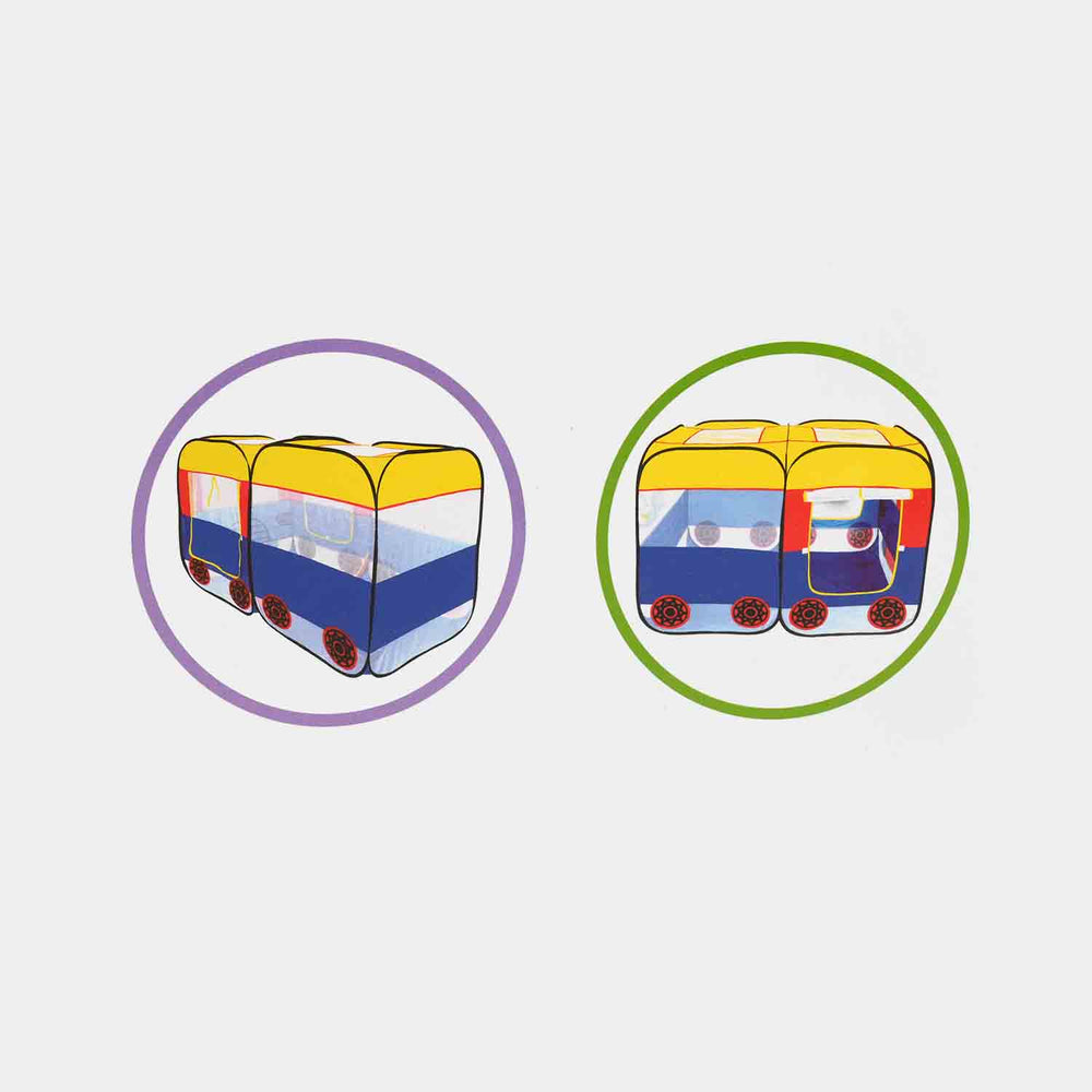 Pop Up Fun Bus Tent House for Kids