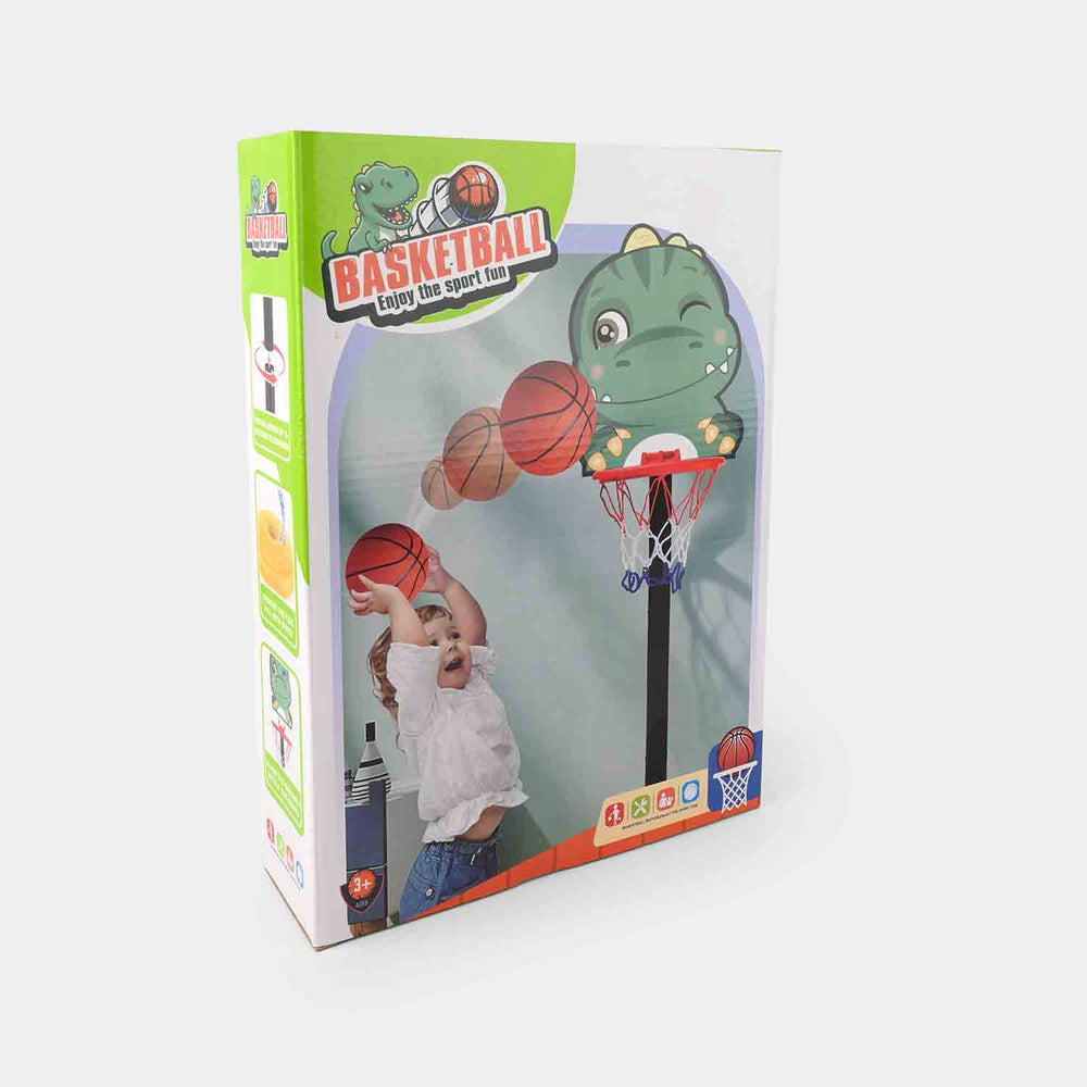 Dinosaur Basketball With Stand For Kids