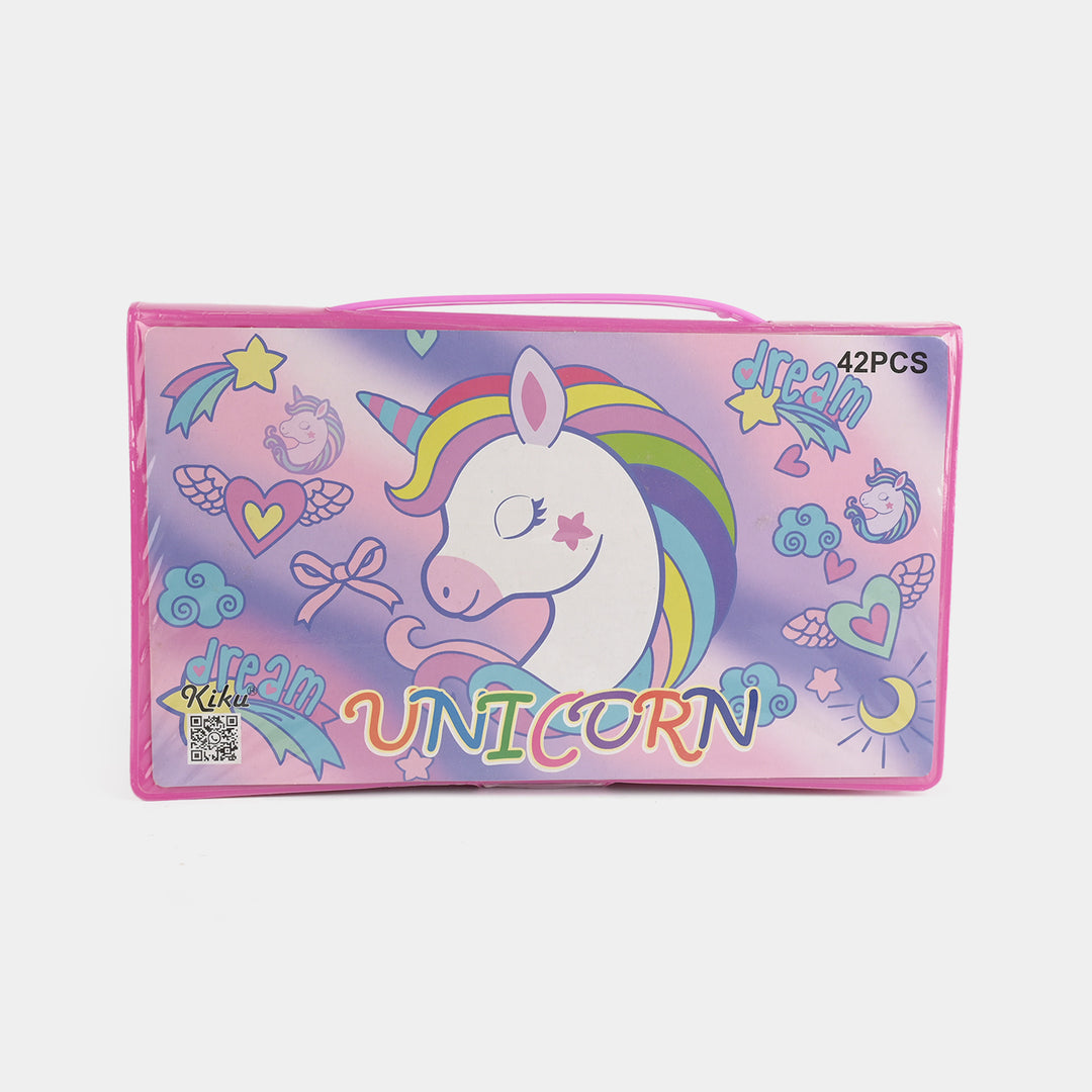 Kids Art & Coloring Kit | 42Pcs