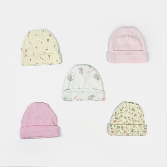 Infant Cap/Hat Set 5Pcs