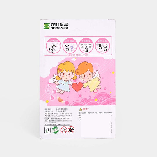 Cute Novelty Stationery Eraser Set