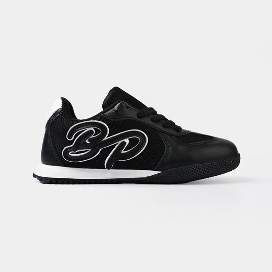 Boys Sneakers 417-5-Black/White