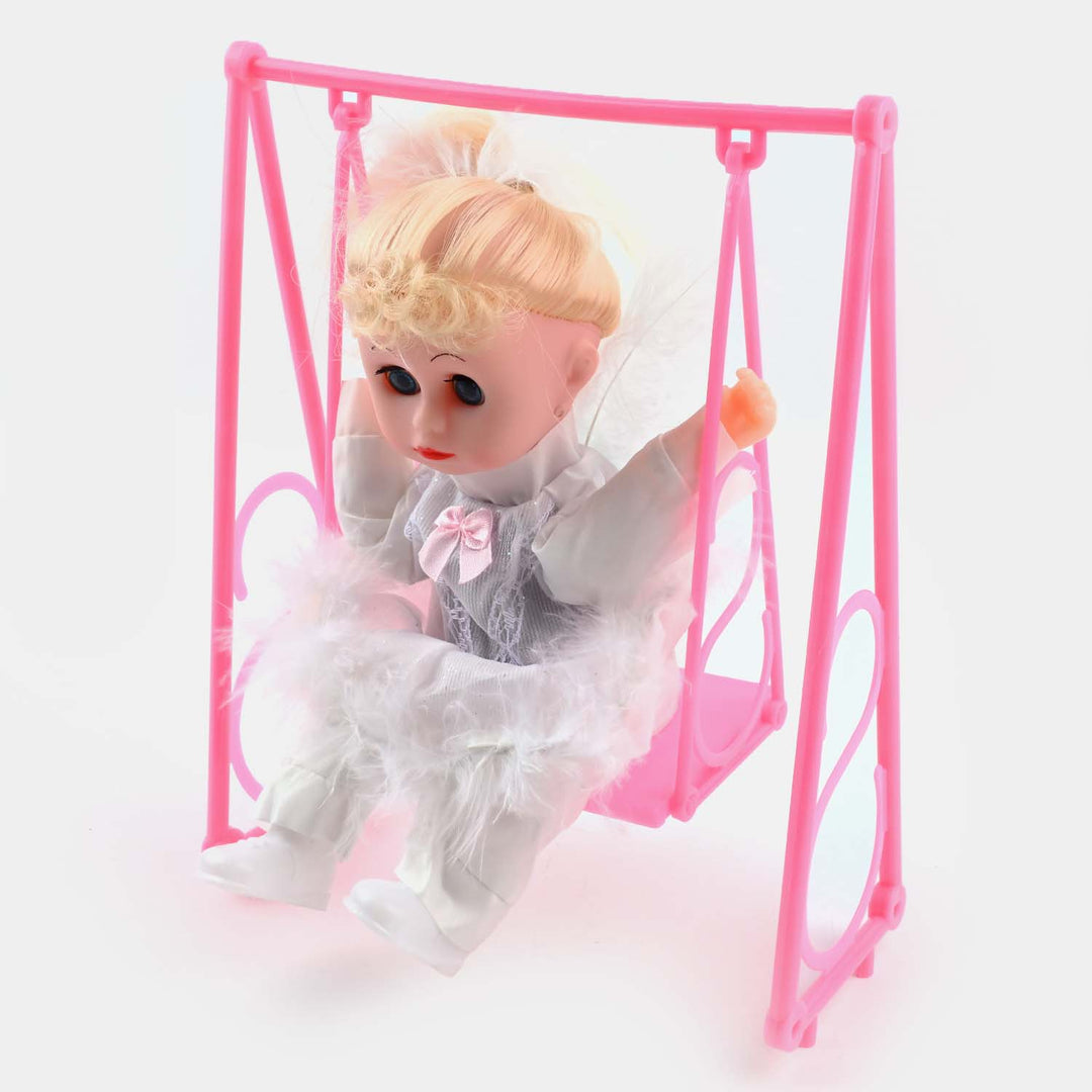 Swing Baby Doll With Light & Music For Kids