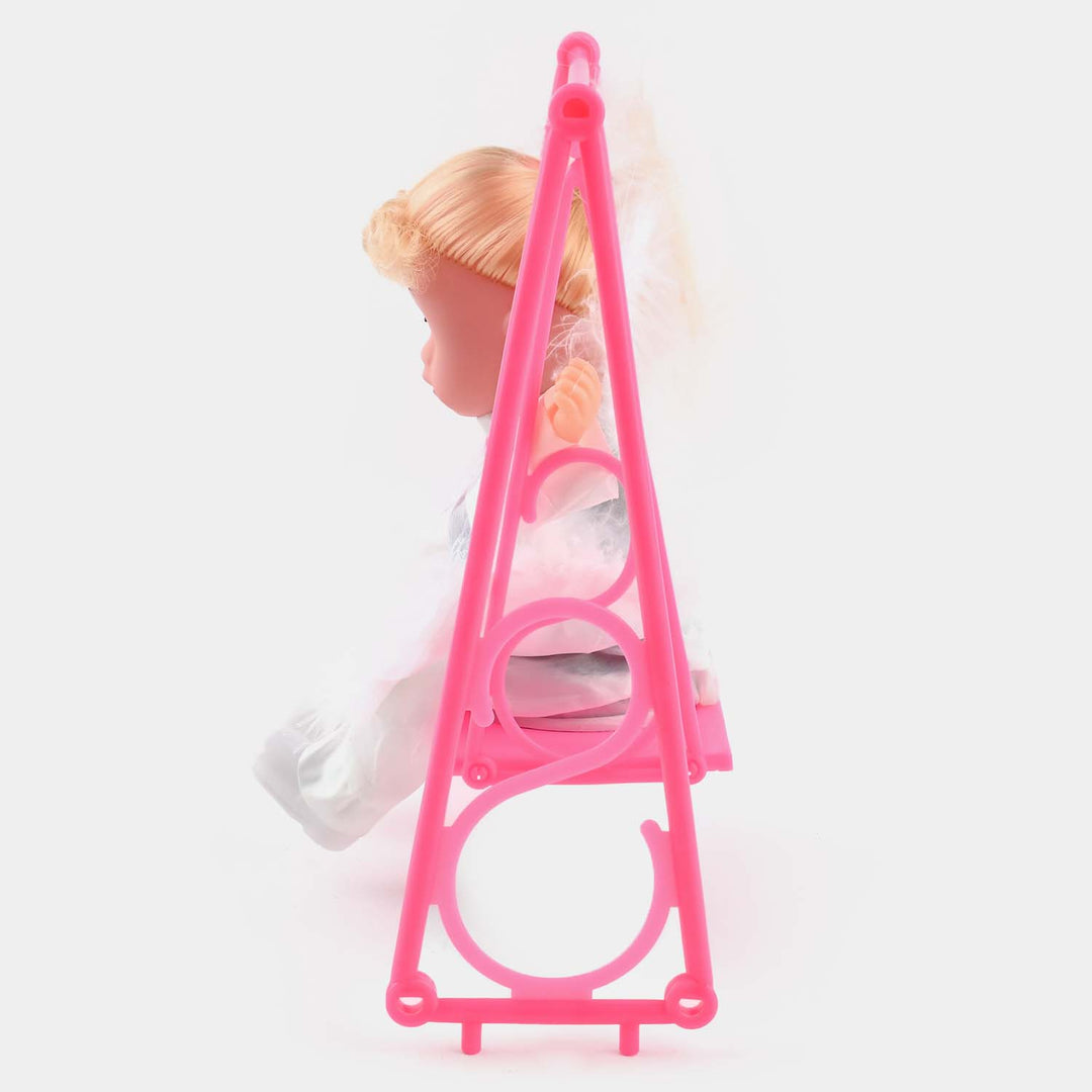 Swing Baby Doll With Light & Music For Kids