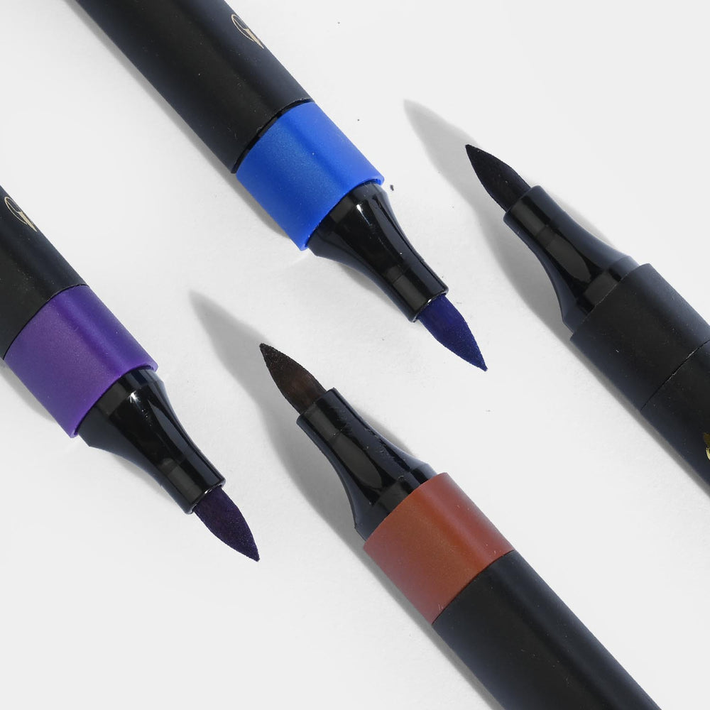 Jumbo Watercolor Markers Set (12 Colors)