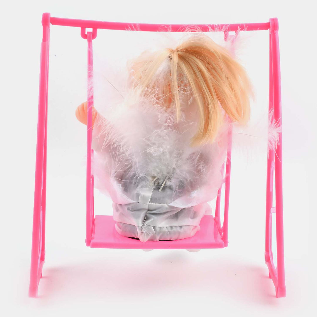 Swing Baby Doll With Light & Music For Kids