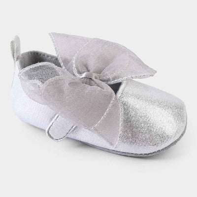 Baby Girl Shoes C-702-SILVER