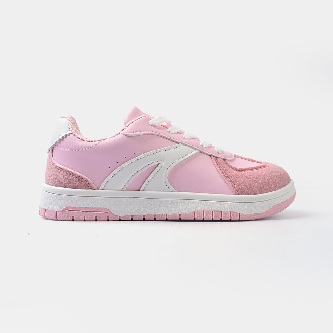 Girls Sneakers 417-10-Pink/White