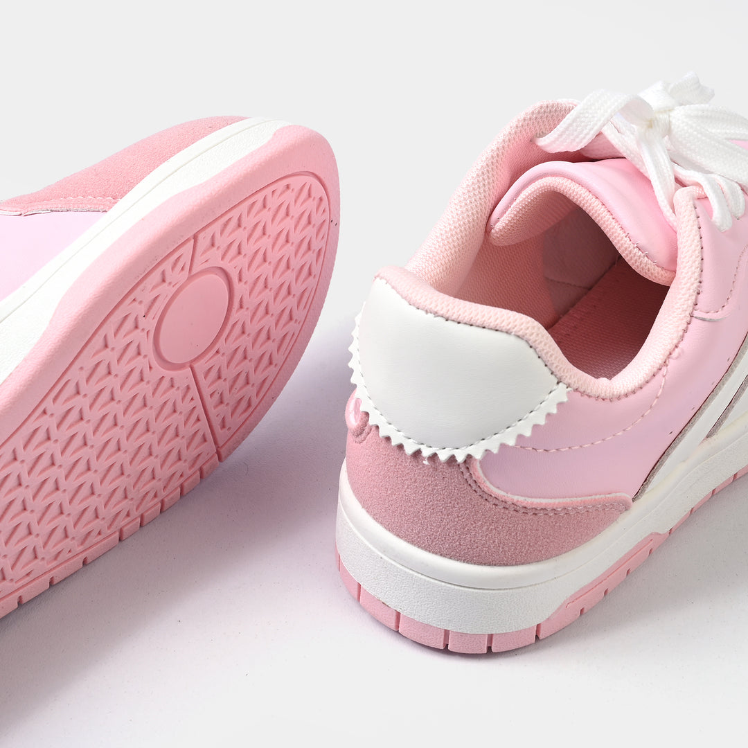 Girls Sneakers 417-10-Pink/White