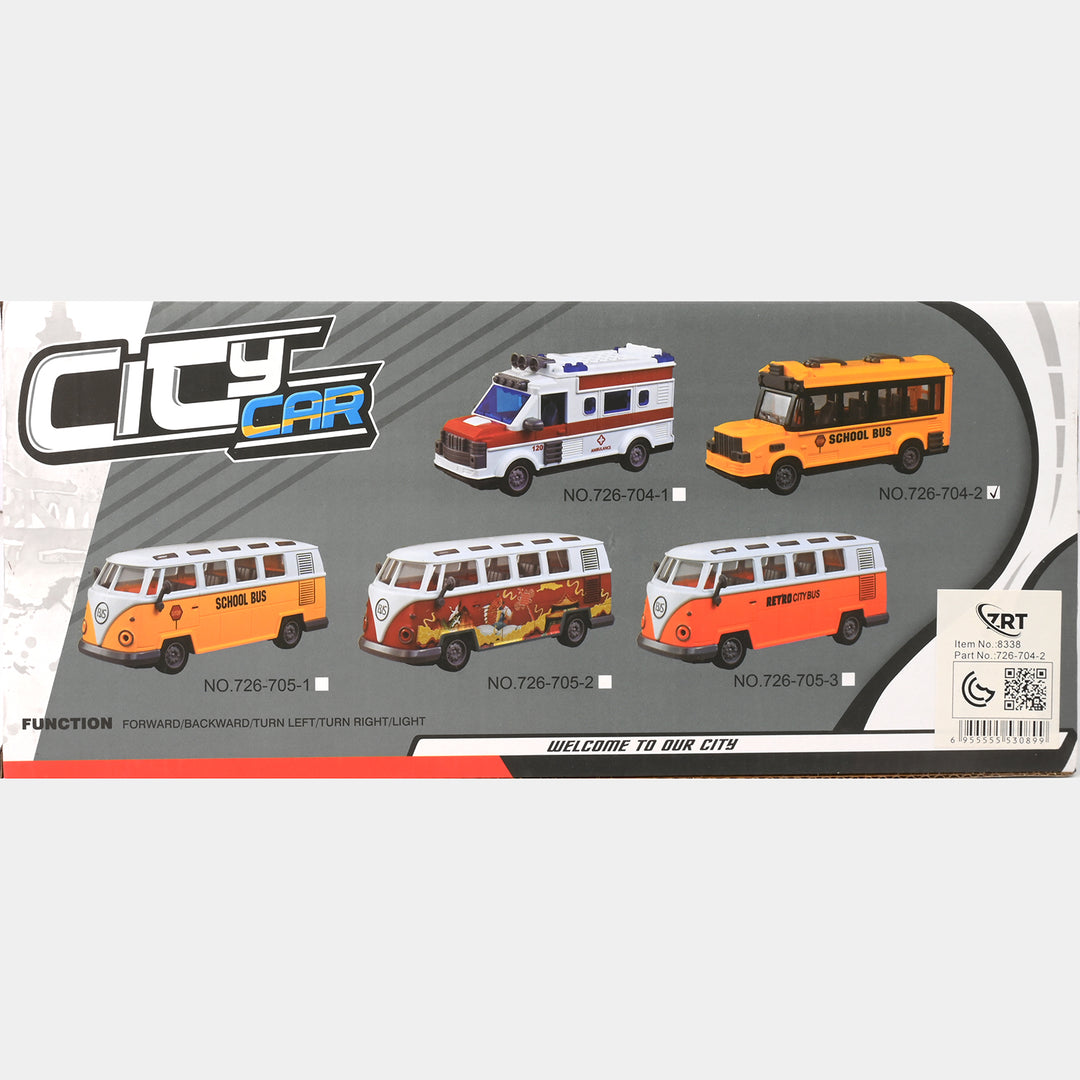Remote Control School Bus Toy For Kids