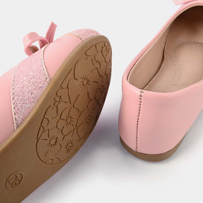 Girls Pumps 11-19-Tea.Pink