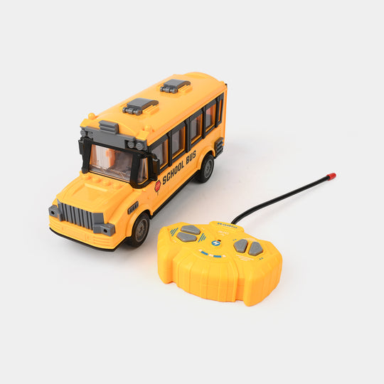 Remote Control School Bus Toy For Kids