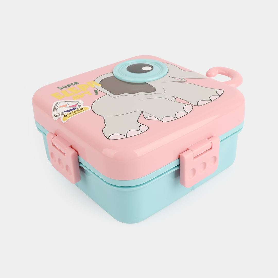 Kids Portable Plastic Bento Lunch Box