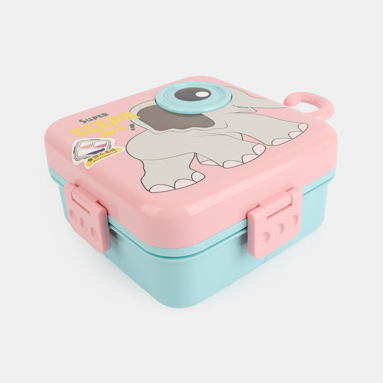 Kids Portable Plastic Bento Lunch Box