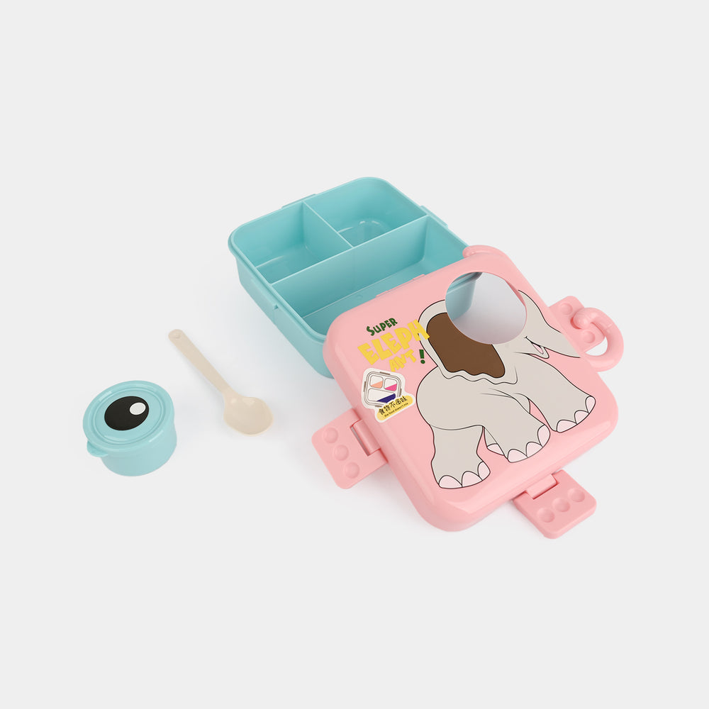 Kids Portable Plastic Bento Lunch Box