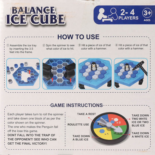 Penguin Ice Cube Breaking/Balancing Game