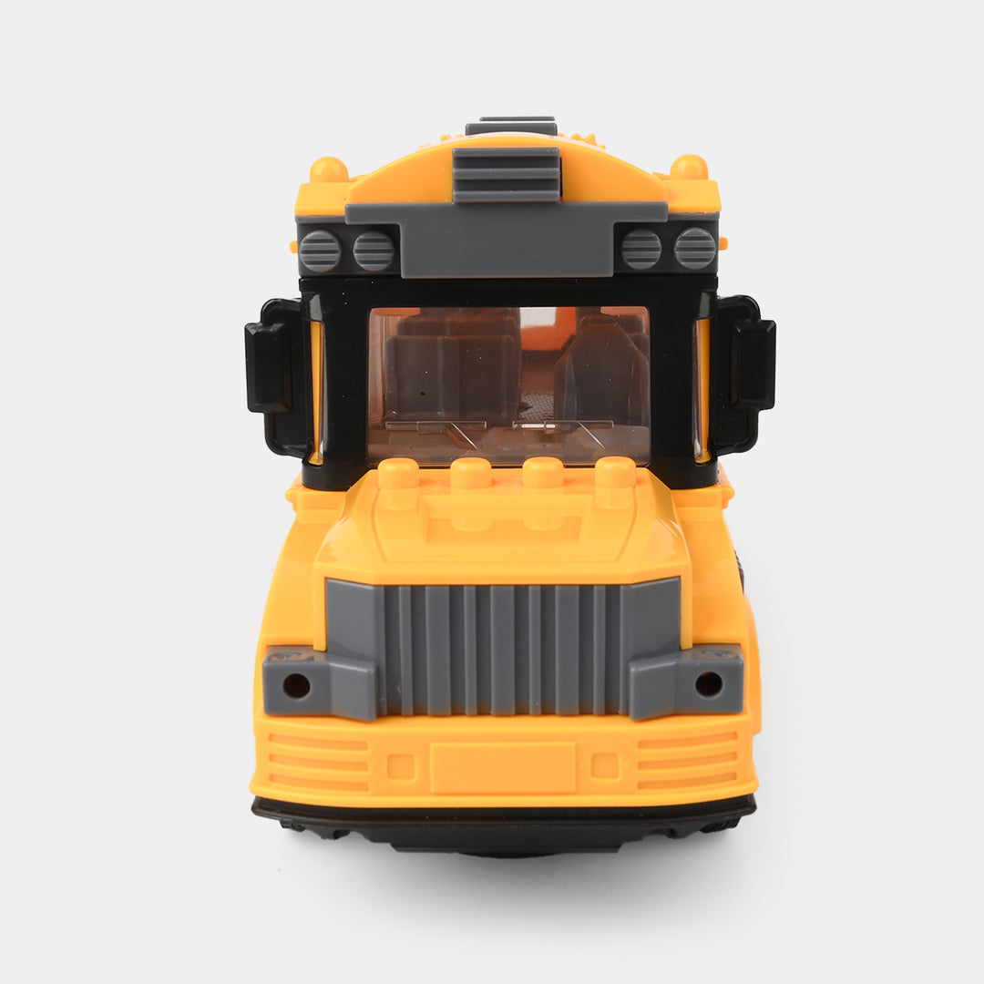Remote Control School Bus Toy For Kids