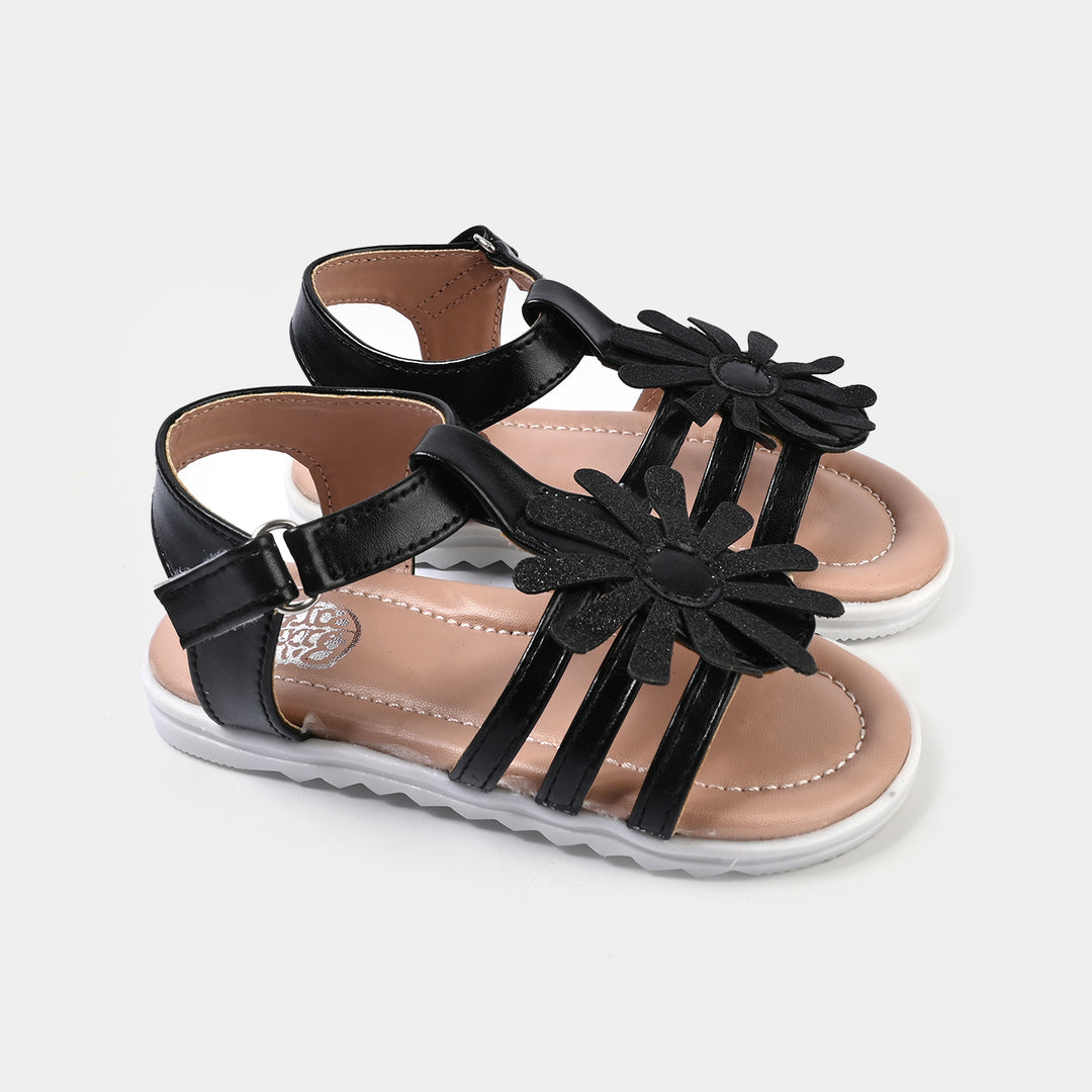 Girls Sandal 456-137-BLACK