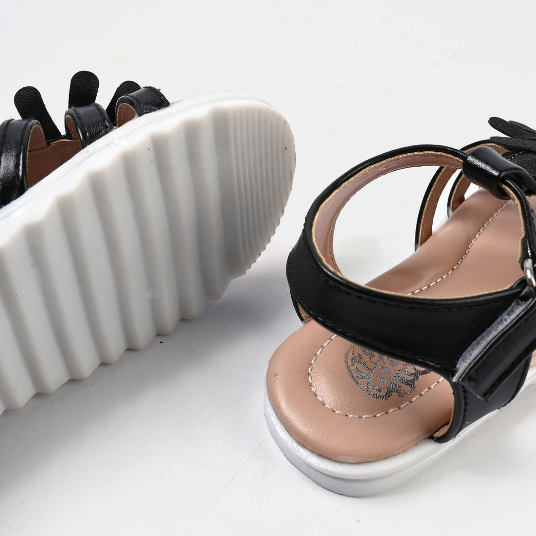 Girls Sandal 456-137-BLACK