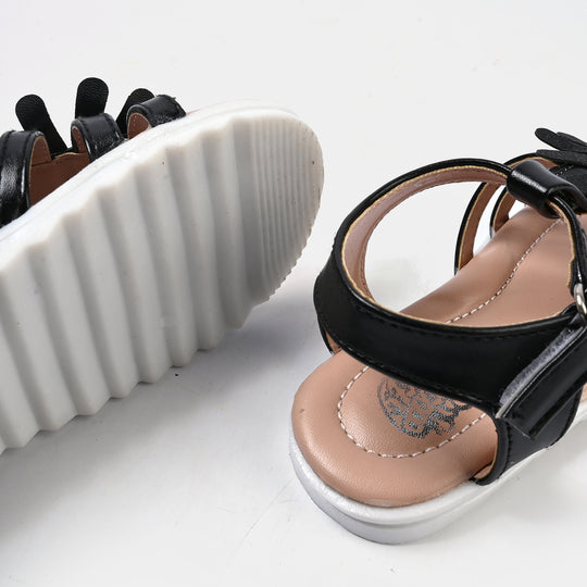 Girls Sandal 456-137-BLACK