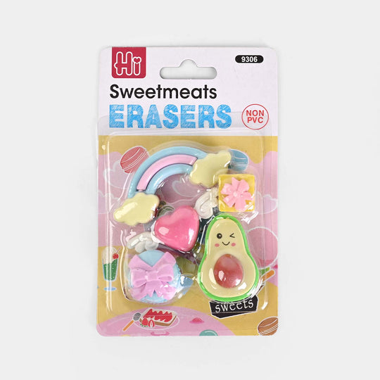 Cute Novelty Stationery Eraser Set