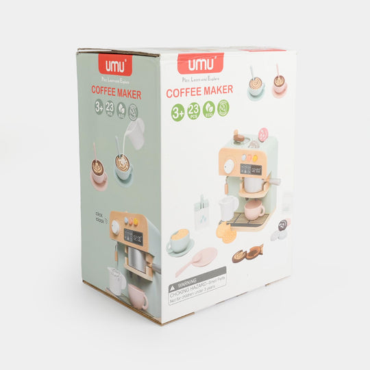 Wooden Coffee Machine
