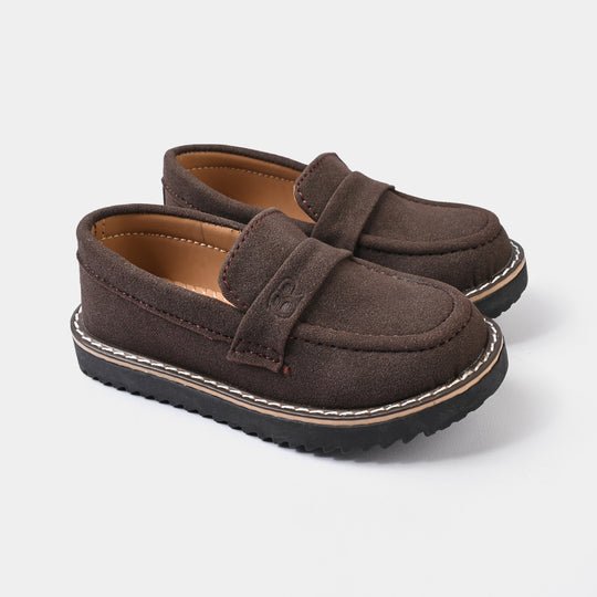 Boys Loafer 211-09-COFFEE