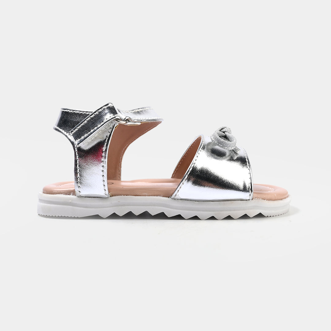 Girls Sandal 456-135-SILVER