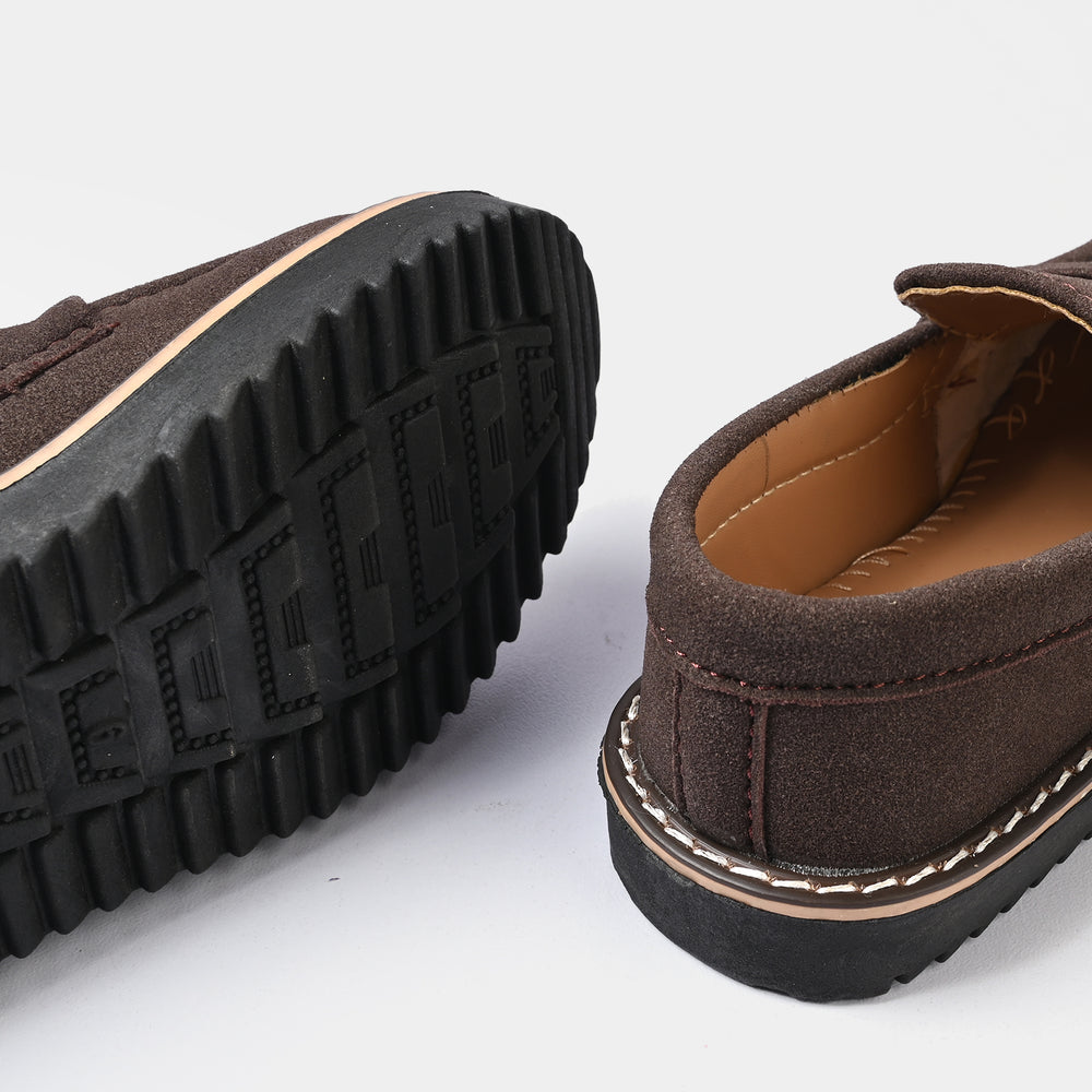 Boys Loafer 211-09-COFFEE