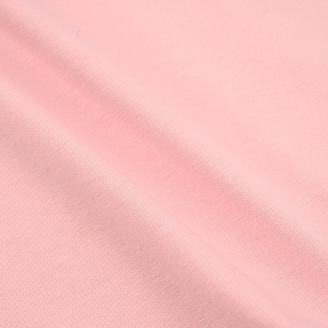 Girls Lycra Jersey Basic T-Shirt - Pink