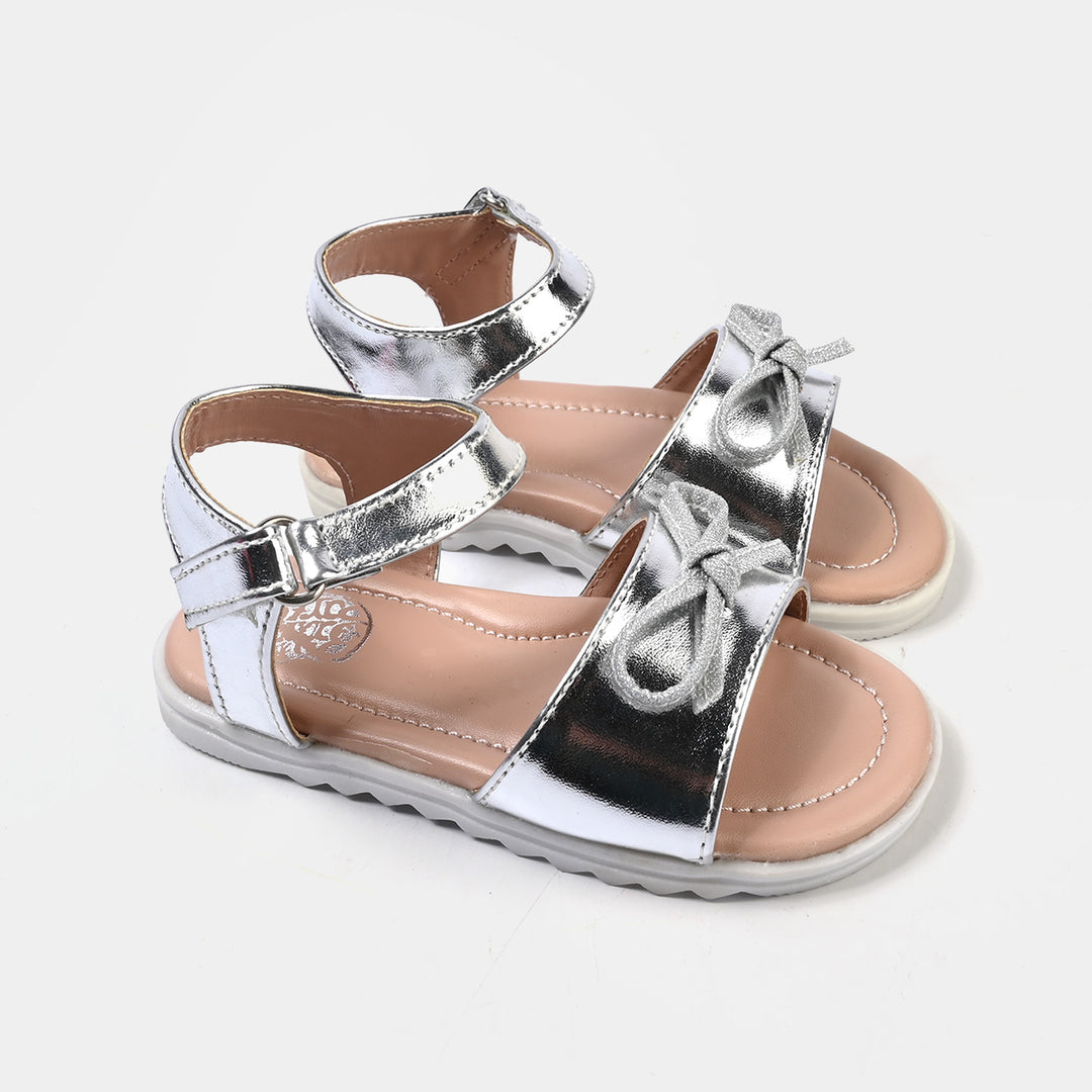 Girls Sandal 456-135-SILVER
