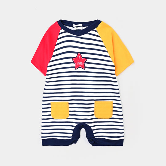 Infant Unisex Cotton Interlock Romper