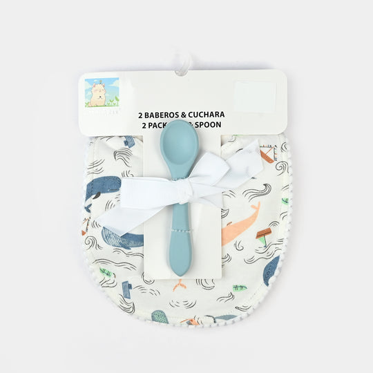 Bib/Apron Cotton With Spoon | 3M+