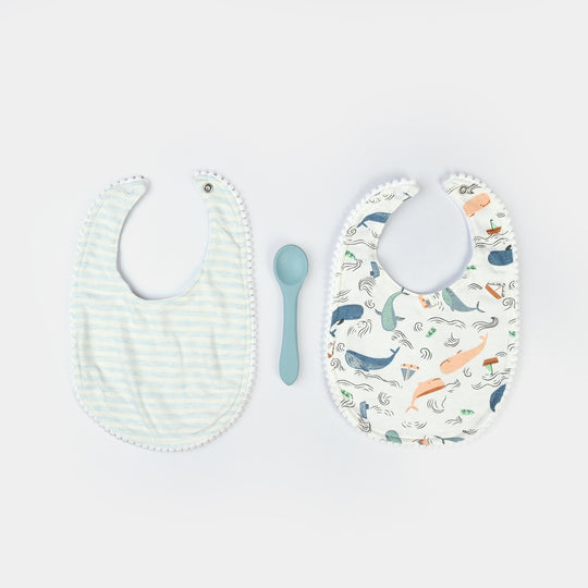 Bib/Apron Cotton With Spoon | 3M+