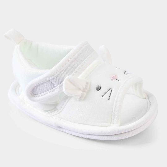 Baby Girl Shoes B352-White