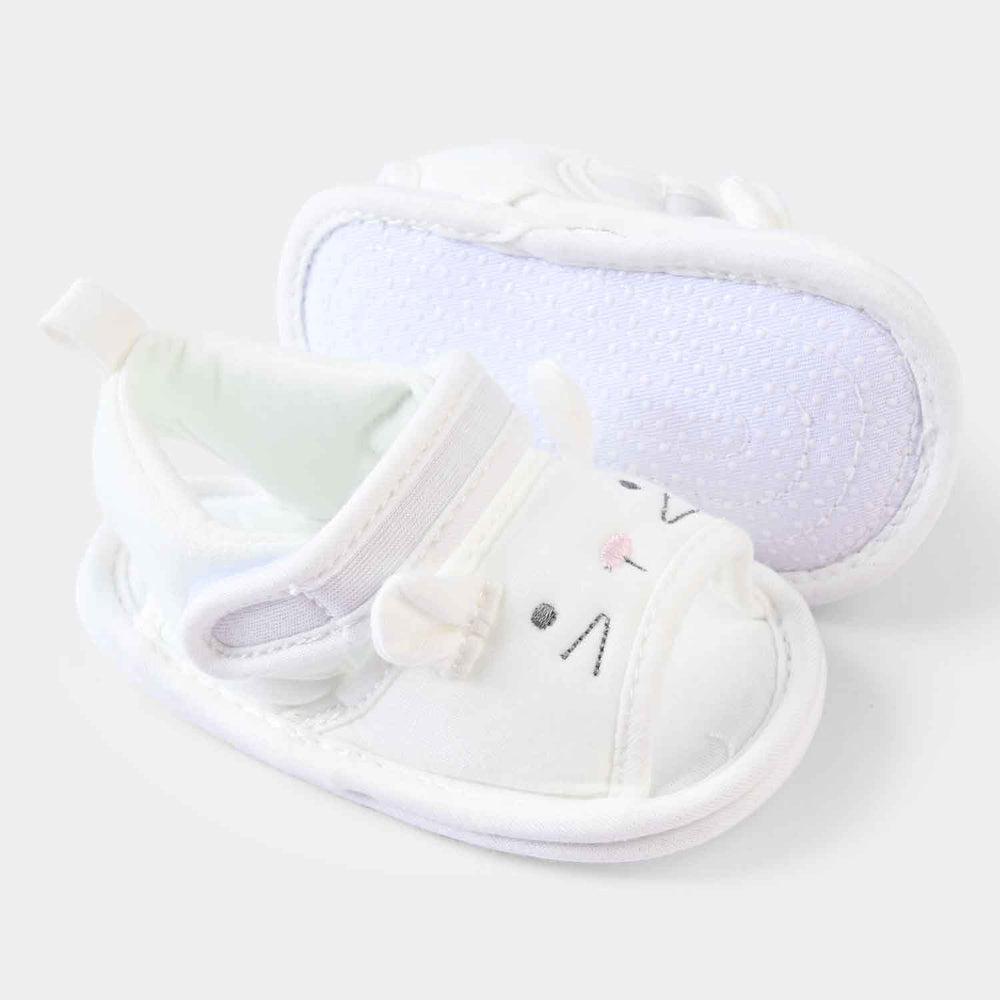 Baby Girl Shoes B352-White