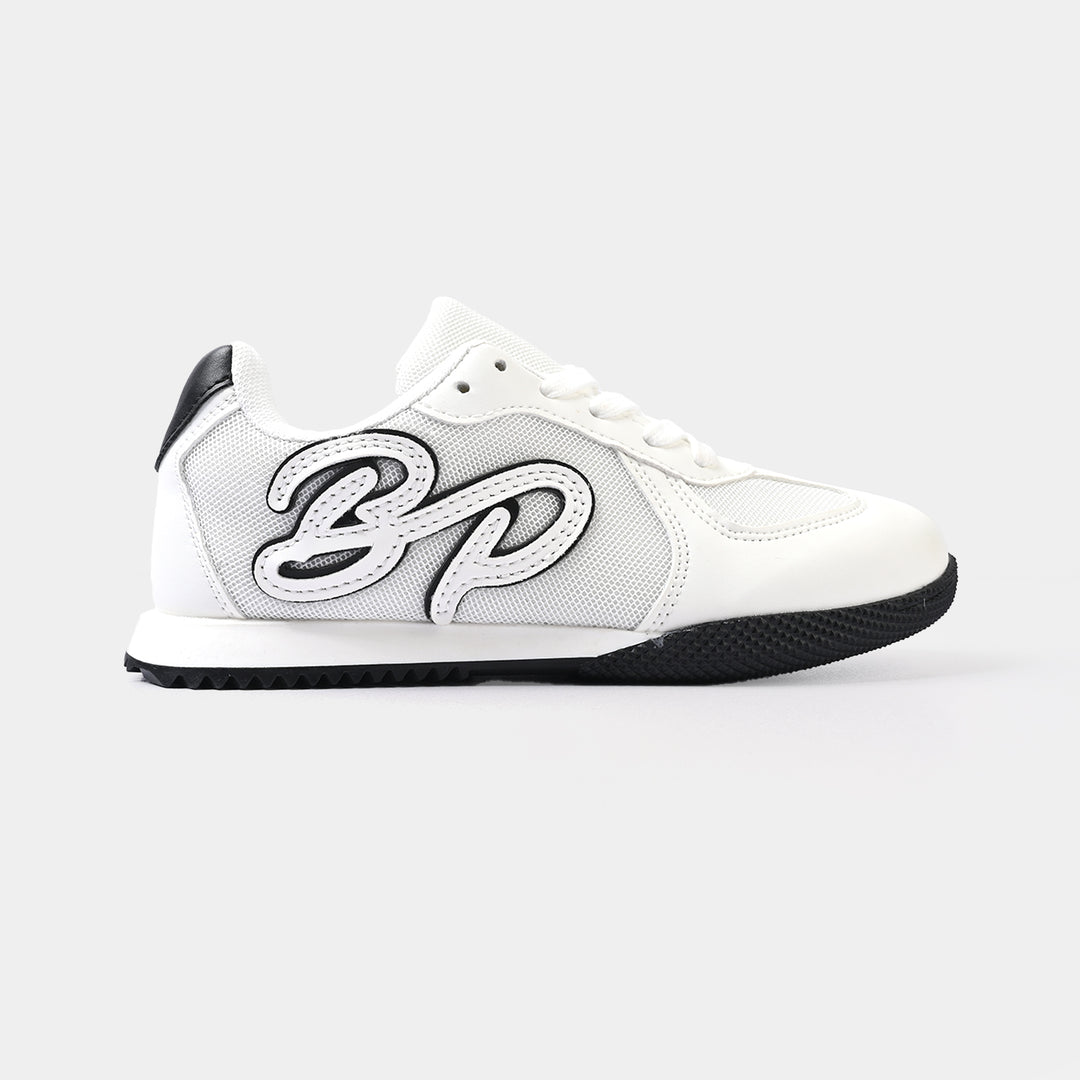 Boys Sneakers 417-5-White/Black