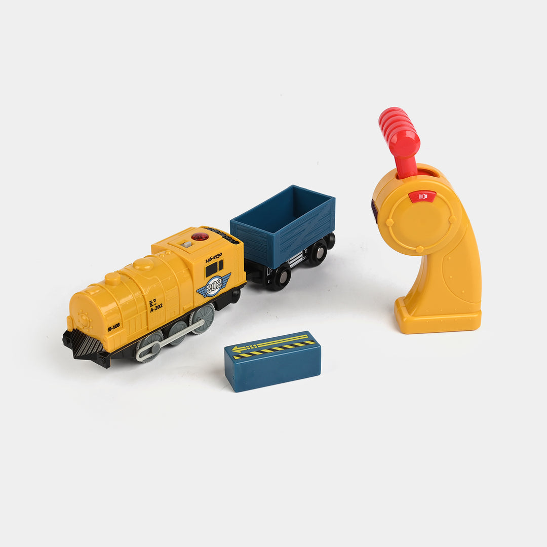 Kids Remote Control Rail Engine Train Pack Toy
