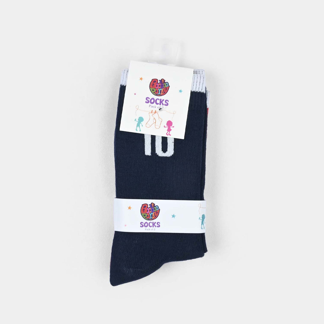 Boys Socks Pack of 2 Messi-Red/Blue