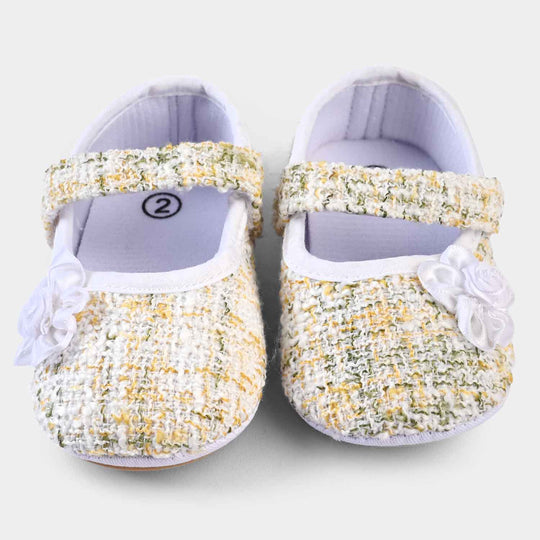 Baby Girl Shoes B298-White