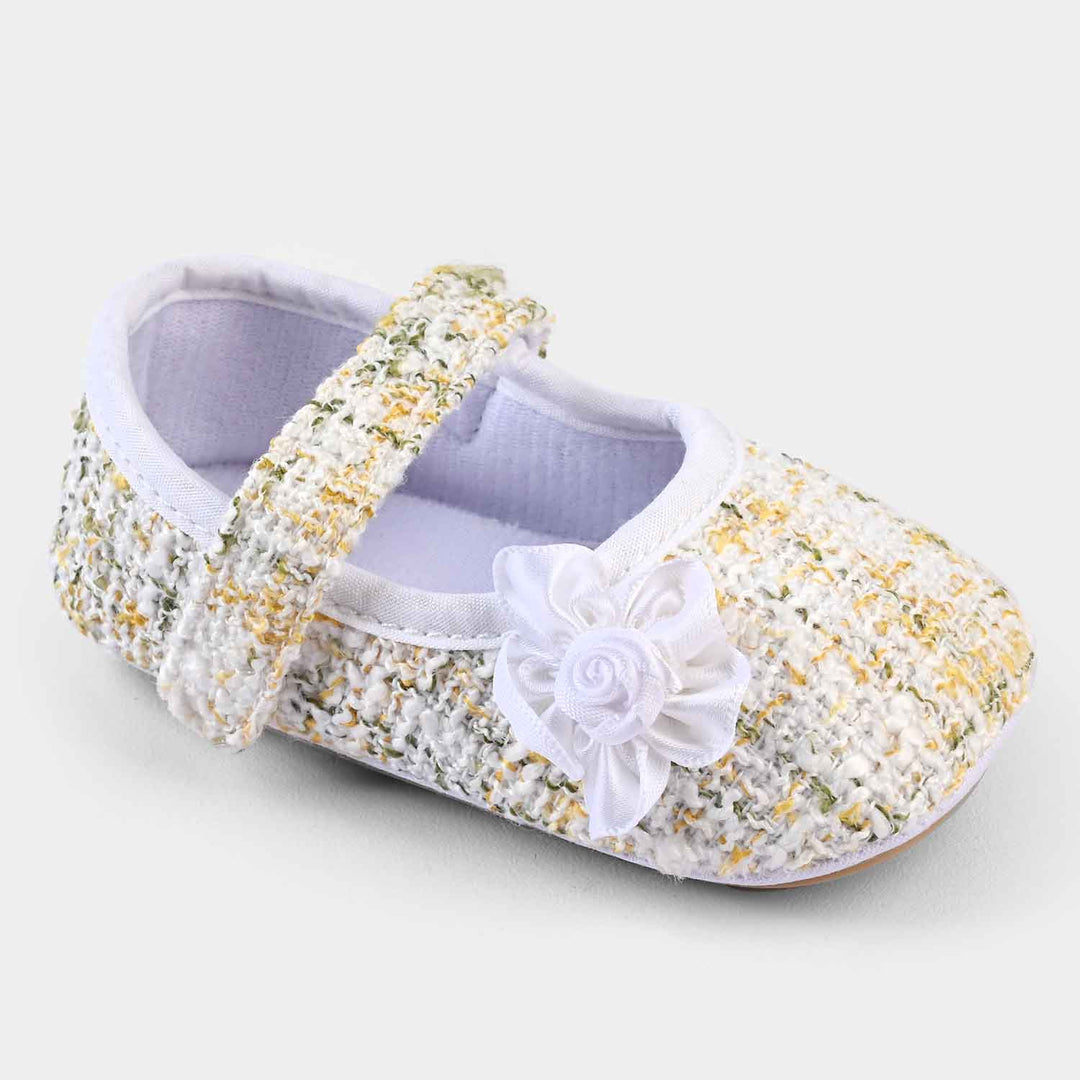 Baby Girl Shoes B298-White