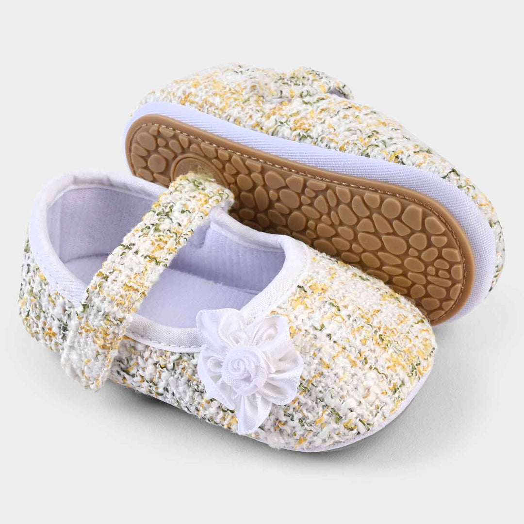 Baby Girl Shoes B298-White