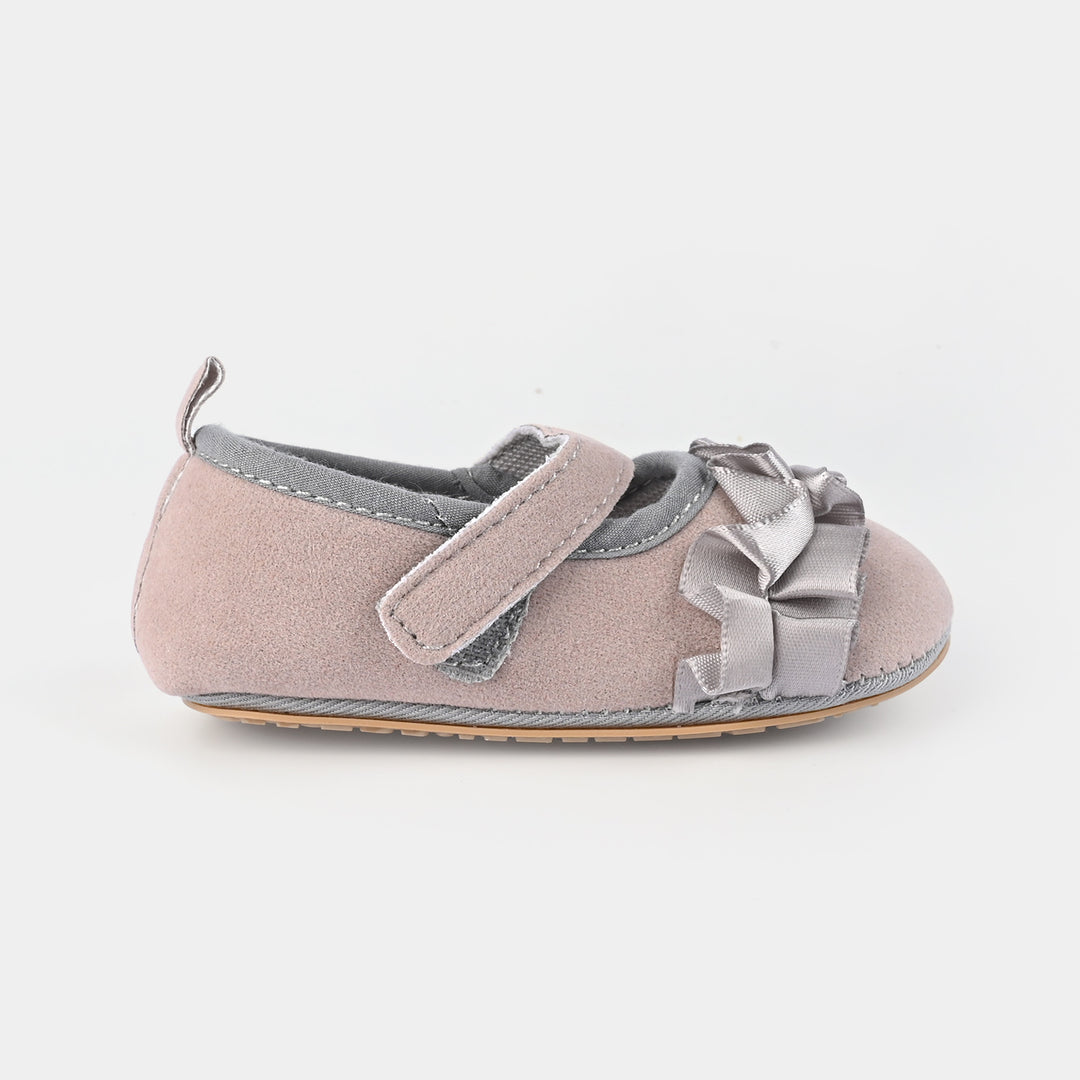 Baby Girls Shoes B166-Grey