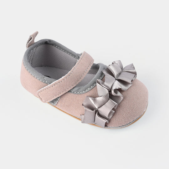 Baby Girls Shoes B166-Grey