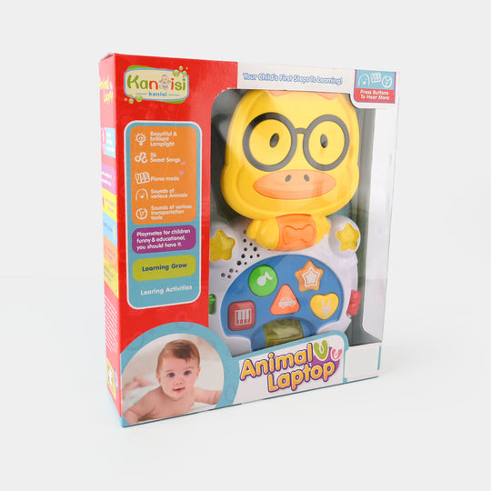 Cartoon Duck With Sounds & Lights Educational Toy