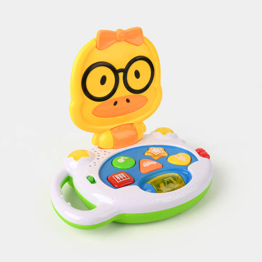 Cartoon Duck With Sounds & Lights Educational Toy